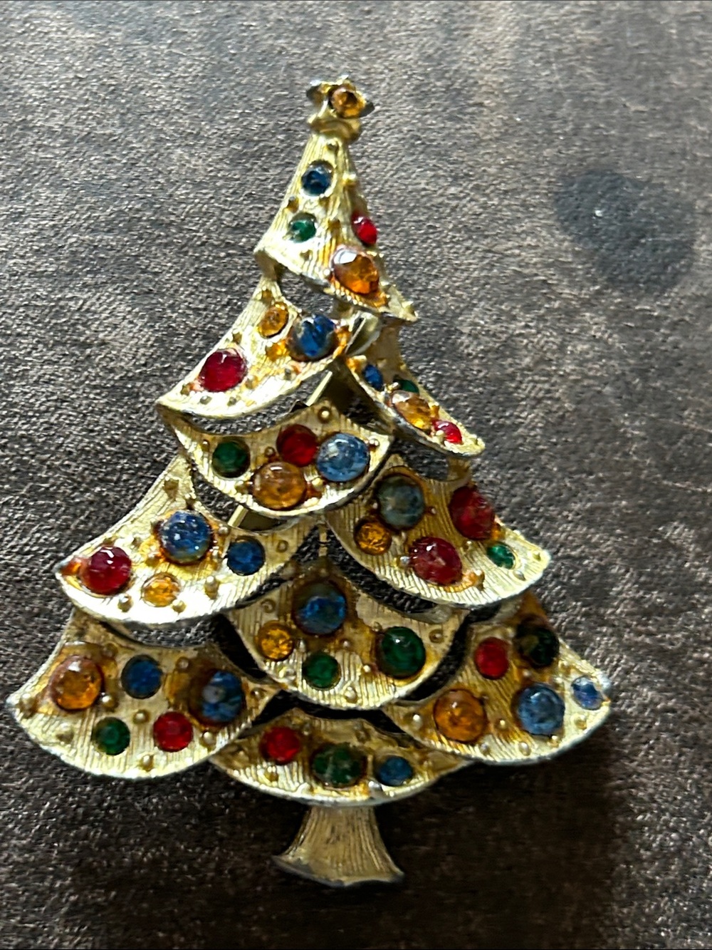 Vintage Rhinestone Christmas Tree.